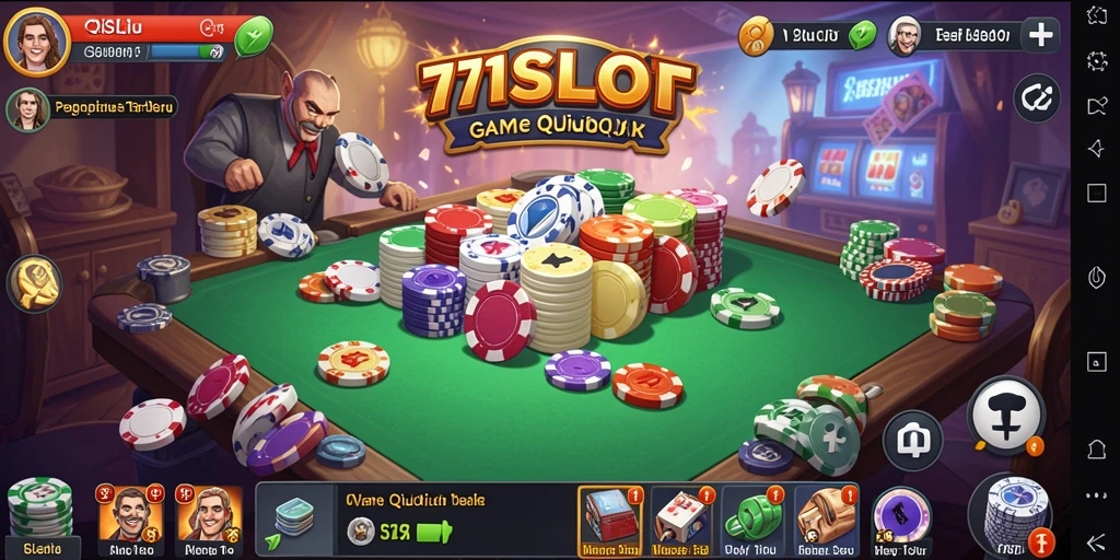 Screenshot gameplay 171SLOT menampilkan aksi QiuQiu yang intens.