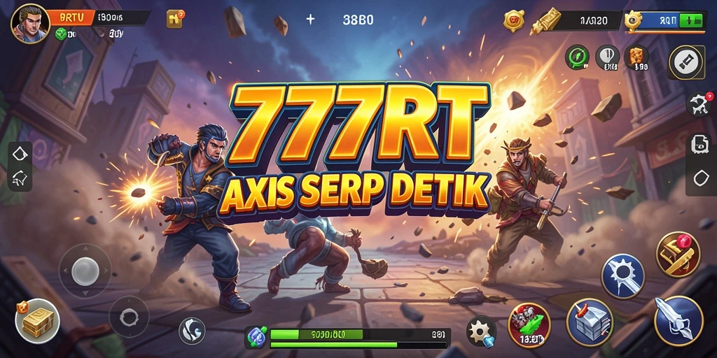 Tangkapan layar utama 777RT menampilkan aksi pertempuran yang mendebarkan.