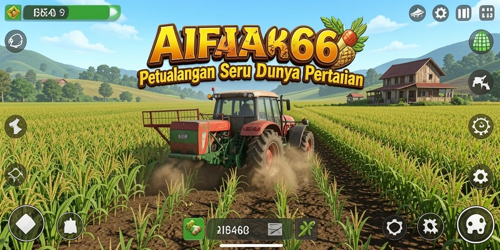Tampilan gameplay menarik AIFA66 yang menampilkan aktivitas pertanian.