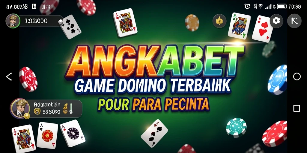 Tampilan gameplay seru dari ANGKABET, permainan Domino yang menyenangkan.