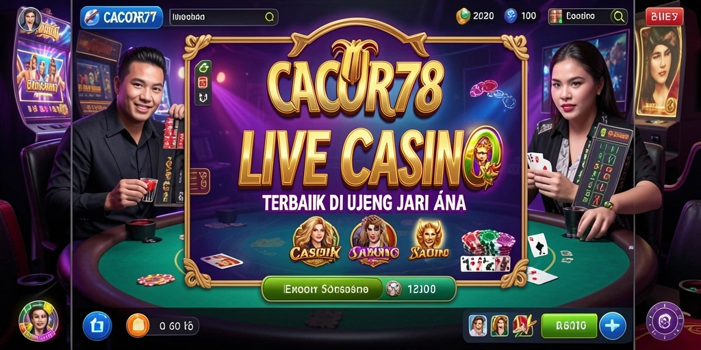 Tampilan gameplay CACOR78 yang mendebarkan dalam suasana live casino.