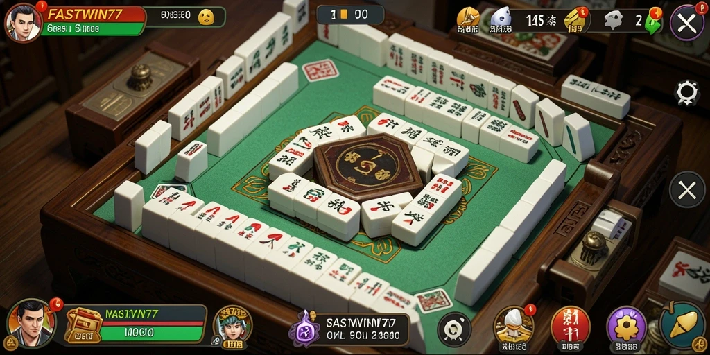 Gambaran gameplay seru dalam permainan Mahjong FASTWIN77.