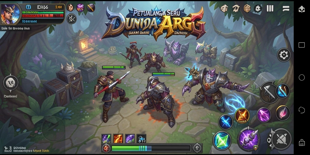 Gameplay seru IDX66 dengan petualangan ARPG mendebarkan.