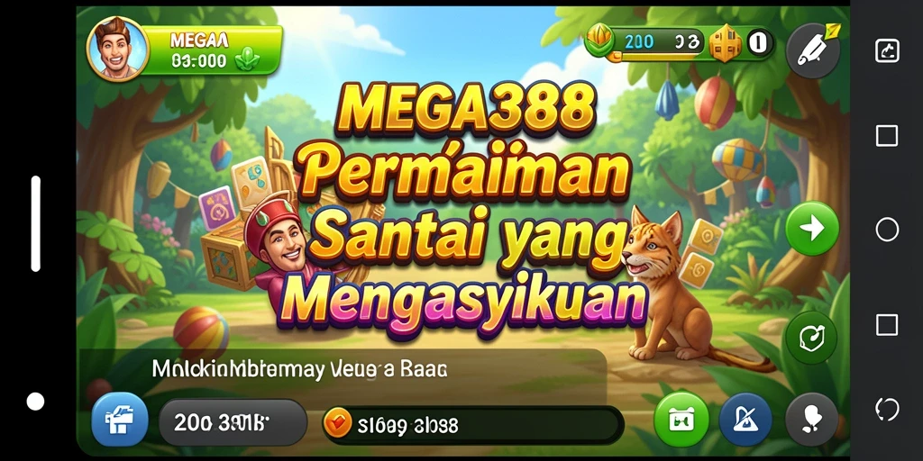 Tampilan gameplay MEGA388 yang menarik dan seru.
