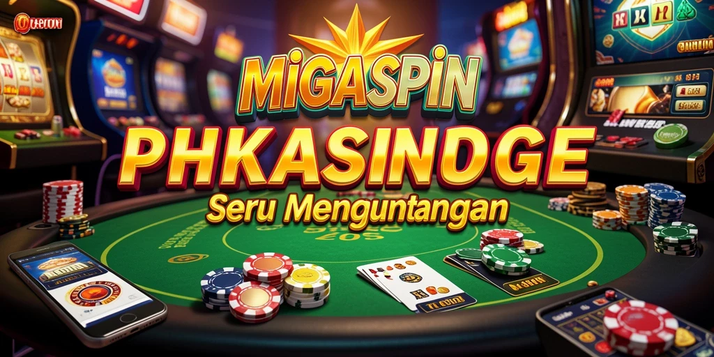 Tampilan menarik dari gameplay Kasino di MIGASPIN.