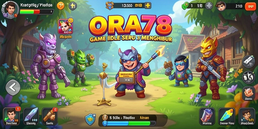 Tampilan gameplay ORA78 yang seru dan menghibur.