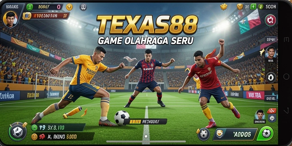Tampilan menarik dari gameplay TEXAS88 yang penuh aksi olahraga.