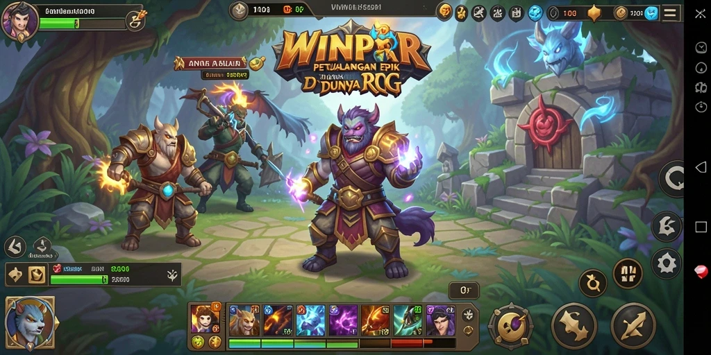 Tampilan seru gameplay WINPKR yang menegangkan.